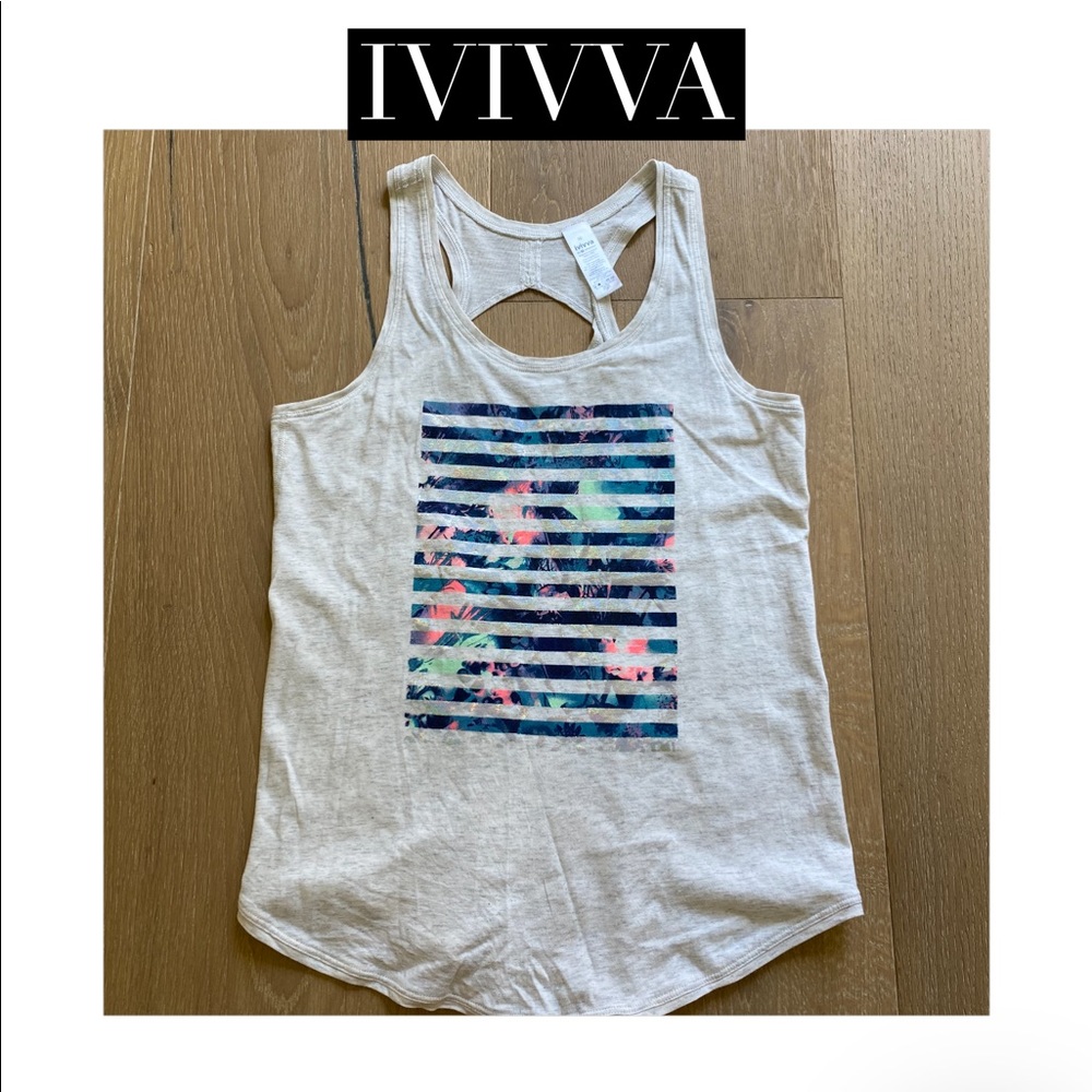 Ivivva Tank Top, Size 10, light gray